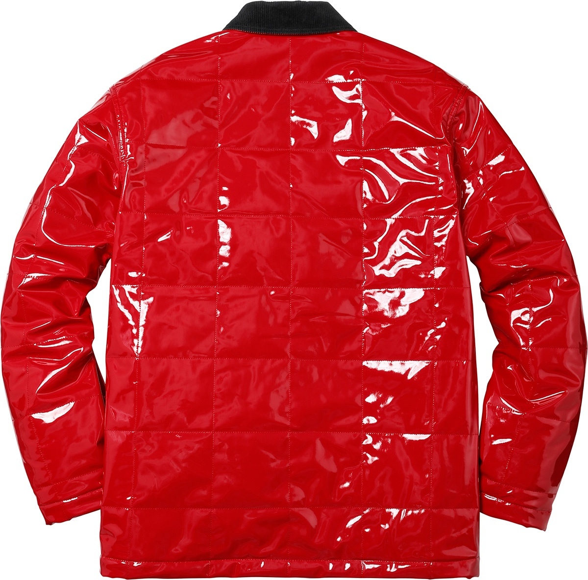 Quilted Patent Vinyl Work Jacket view 12